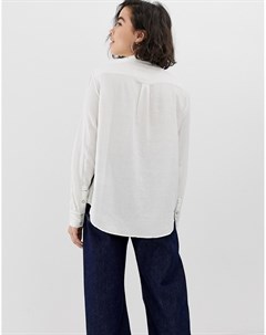 Белая джинсовая рубашка в стиле вестерн Lee Western Lee jeans