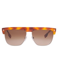 Солнцезащитные очки в оправе черепаховой расцветки Burberry eyewear