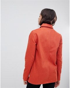 Джинсовая куртка терракотового цвета ASOS DESIGN Tall Asos tall