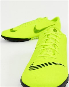 Зеленые кроссовки Vapor X 12 Academy Astro Turf AH7384 701 Nike football