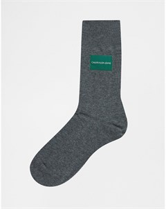 Серые носки с логотипом Calvin klein jeans