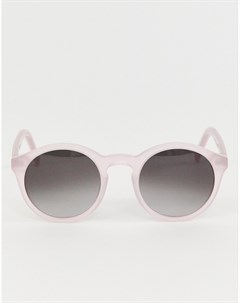 Круглые солнцезащитные очки розового цвета Barstow Monokel eyewear
