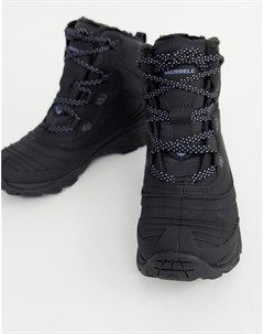 Черные непромокаемые походные ботинки средней высоты Snowbound Merrell