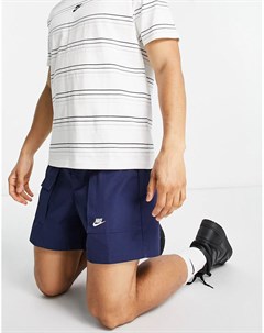 Тканевые шорты темно синего цвета Reissue Pack Nike