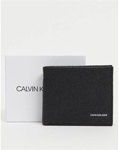 Черный складной бумажник Calvin klein jeans