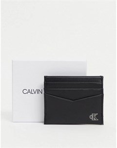Черная визитница с отделением для монет Calvin klein jeans