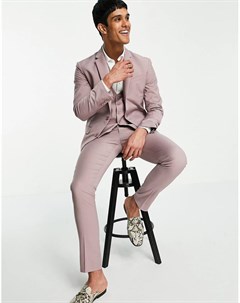 Бледно розовые зауженные брюки New look