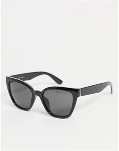 Черные солнцезащитные очки кошачий глаз в стиле oversized & other stories