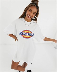 Белое платье футболка с логотипом Varnell Horsesho Dickies