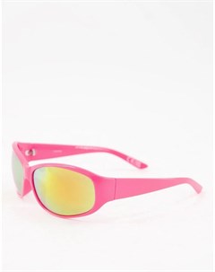 Розовые солнцезащитные очки в стиле 90 х Asos design