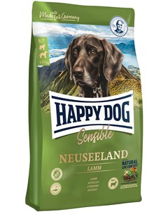 Supreme Neuseeland Sensible Nutrition для взрослых собак всех пород при аллергии с ягненком и рисом  Happy dog