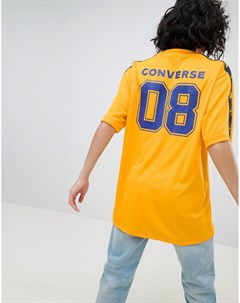 Желтая футболка Colorblock Football Converse