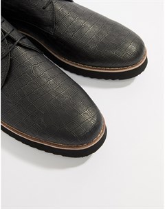 Туфли из искусственной крокодиловой кожи на шнуровке Truffle collection