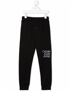 Спортивные брюки с логотипом Calvin klein kids