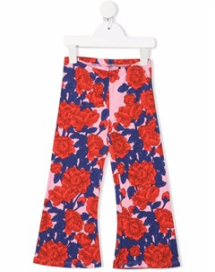 Расклешенные брюки с цветочным принтом Mini rodini