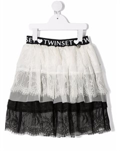 Многослойная юбка с кружевным узором Twin-set kids