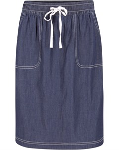 Джинсовая юбка из хлопка Bonprix