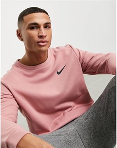 Розовый свитшот с круглым вырезом Nike training