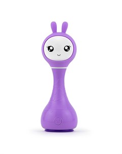 Интерактивная обучающая музыкальная игрушка Умный зайка R1 фиолетовый Alilo