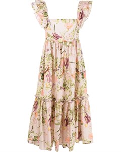 Платье Darby с цветочным принтом и оборками Cara cara