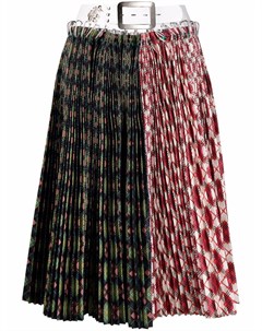 Плиссированная юбка с узором аргайл Chopova lowena