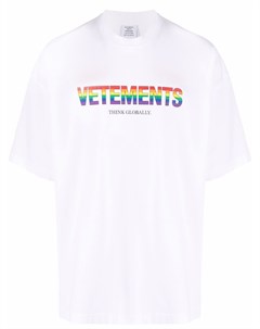 Футболка с логотипом Vetements