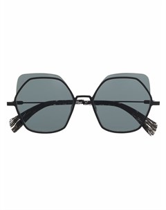 Солнцезащитные очки в массивной оправе Yohji yamamoto