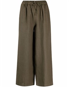 Укороченные брюки широкого кроя 120% lino