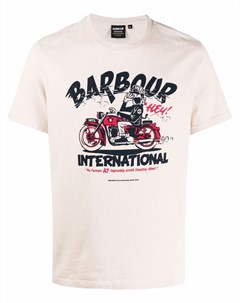 Футболка с графичным принтом Barbour