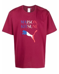 Футболка с логотипом из коллаборации с Maison Kitsune Puma