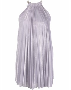 Платье с эффектом металлик и плиссировкой Atu body couture
