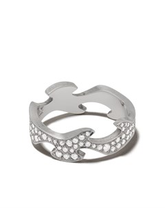 Золотое кольцо Fusion с бриллиантами Georg jensen