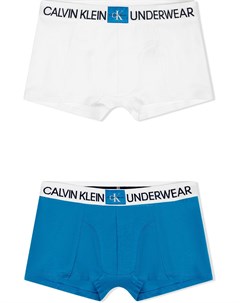 Комплект из двух боксеров с логотипом Calvin klein kids