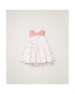 Платье Розовые цветочки и трусики в комплекте розовый белый Mothercare
