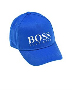 Синяя бейсболка с белым логотипом детская Hugo boss
