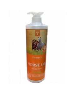 Шампунь с гиалуроновой кислотой и лошадиным жиром horse oil hyalurone shampoo Deoproce