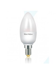 Лампа светодиодная свеча 5 4W Е14 2800К VG4 C2E14warm5W Voltega