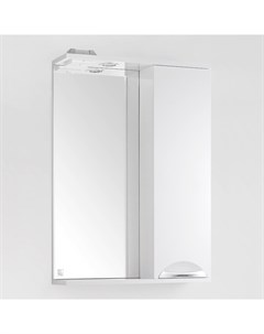 Зеркало шкаф Жасмин 55 С белый Style line