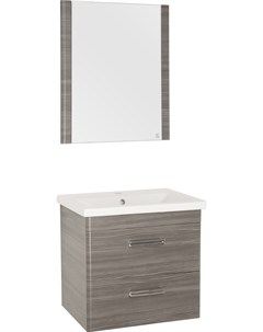 Мебель для ванной Лотос 60 Plus подвесная шелк зебрано Style line