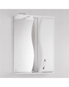 Зеркало шкаф Эко Волна Панда 55 С белый Style line