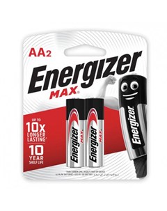 Батарейки алкалиновые Мах AA 2 шт на блистере Energizer
