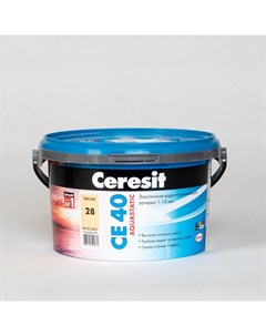 Затирка CE 40 aquastatic персиковая 2 кг Ceresit