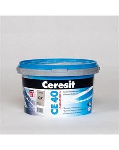 Затирка CE 40 aquastatic серая 2 кг Ceresit