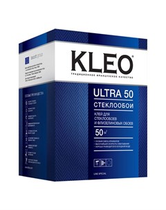 Клей обойный ULTRA для флизелиновых текстильных и виниловых для стеклообоев 500гр Kleo