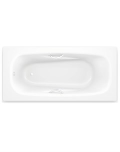 Стальная ванна с отверстиями для ручек UNIVERSAL ANATOMICA 170х75 B75U без ножек Blb