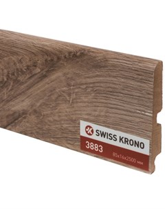 Плинтус P85 3883 Piano Oak 2500х85х16мм Kronopol