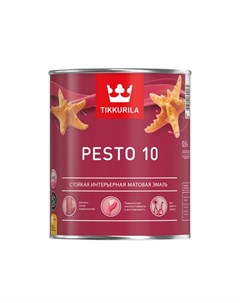 Эмаль без резкого запаха Pesto 10 база С 9 л Tikkurila