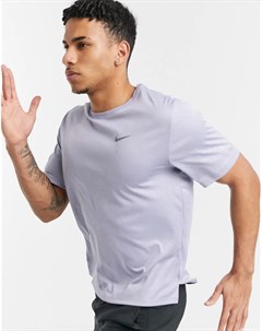 Серая футболка для бега Division Miler Nike running
