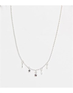 Ожерелье чокер из стерлингового серебра с подвесками звездами Kingsley ryan
