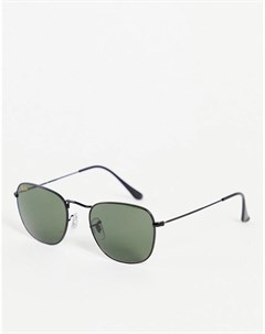 Мужские солнцезащитные очки в круглой оправе черного цвета 0RB3857 Ray-ban®